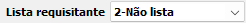 3. Lista requisitante