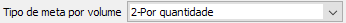 3. Tipo de meta por volume