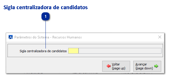 Parâmetros do Recursos Humanos