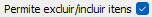 15. Permite excluir itens