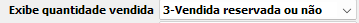 17. Exibe quantidade vendida