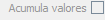 27. Acumula valores