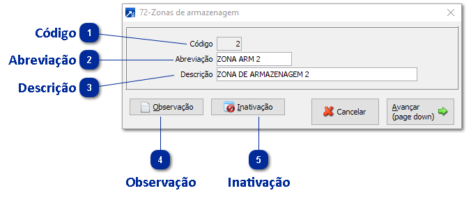 72 - Zonas de Armazenagem