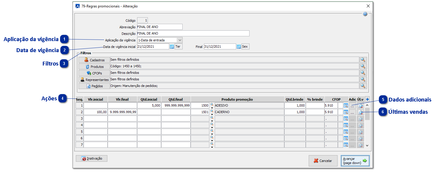 79 - Regras Promocionais