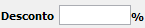 14. % de desconto/acréscimo