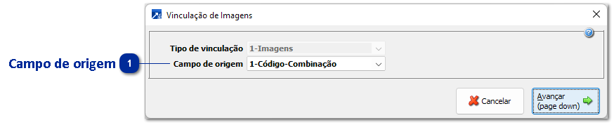 Vinculação de imagens formulação/combinação
