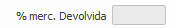 21. % merc. Devolvida