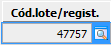 2. Cód.lote/regist.