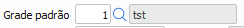 9. Grade padrão
