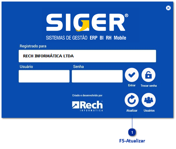 Atualização do ERP SIGER®