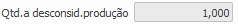 9. Qtd. a desconsiderar da produção