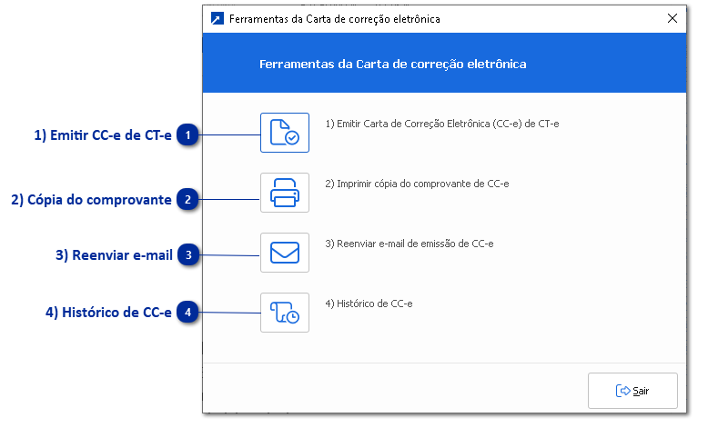 Carta de correção eletrônica