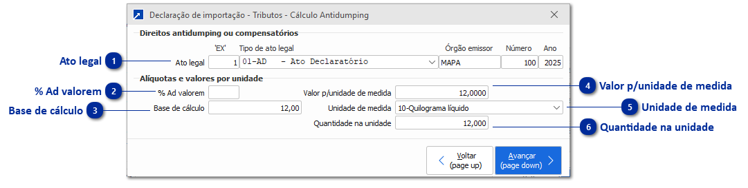 Cálculo Antidumping