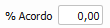 7. % Acordo