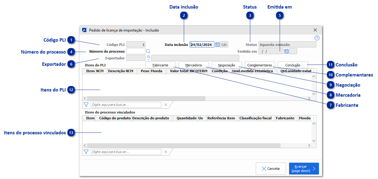 Licenciamento de Importação