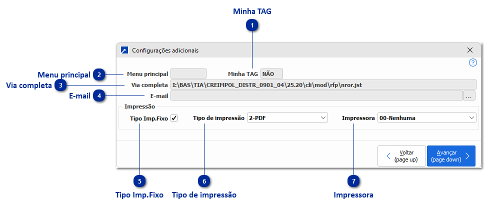 Informações adicionais