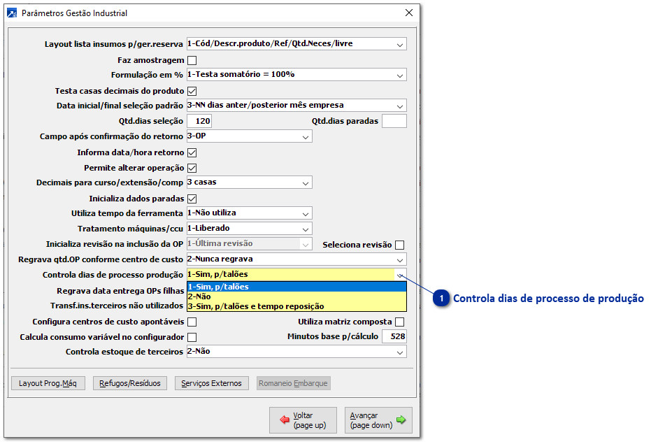 Configuração do Sistema