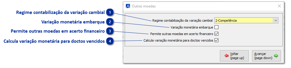 Configurações