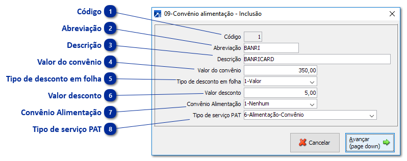 Convênio Alimentação