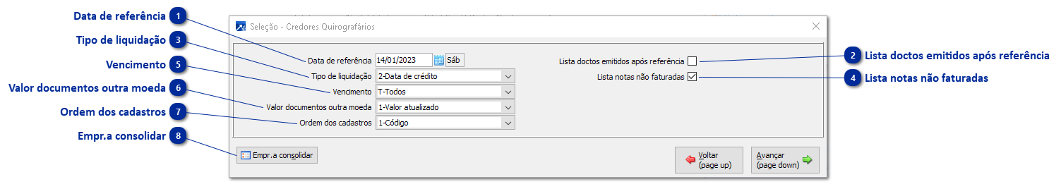 Credores Quirografários