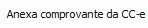 3. Anexa comprovante da CC-e