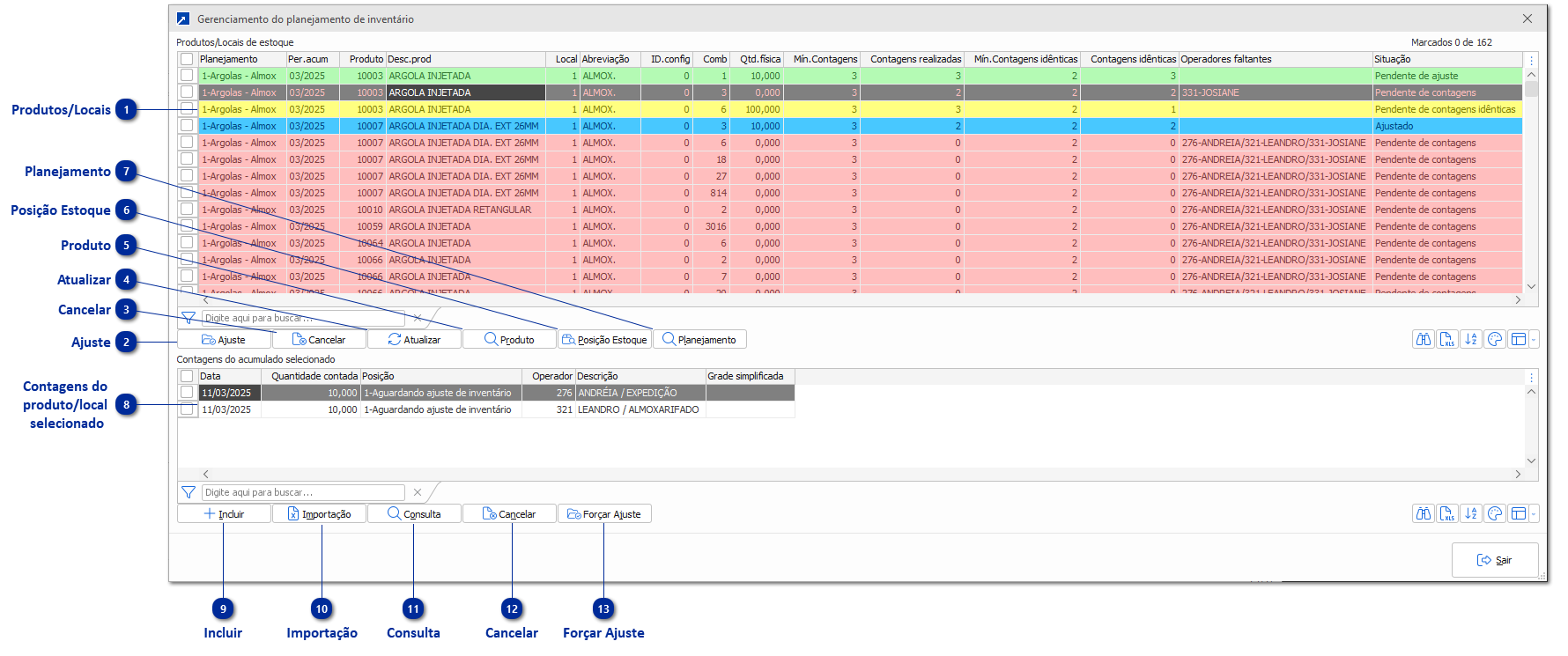 Gerenciador de Planejamento