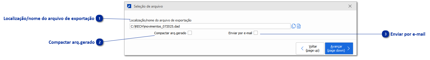 Exportação de Movimentos para Livros/ISS