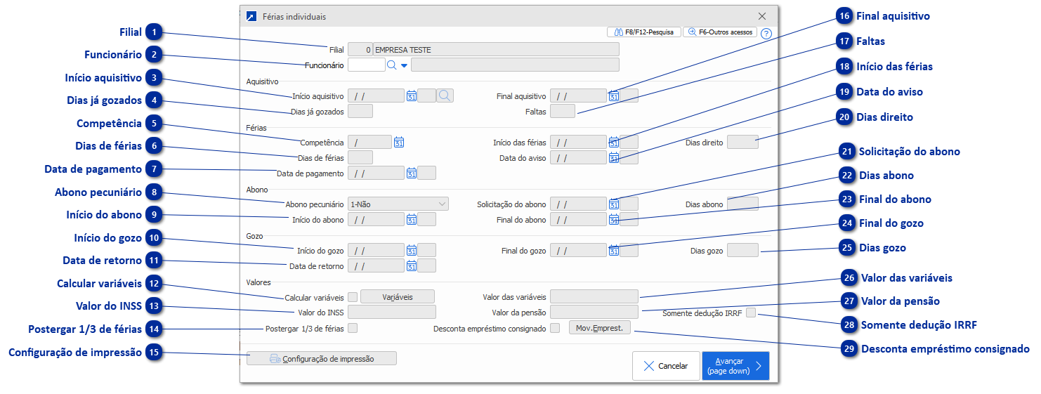 Férias Individuais/Coletivas