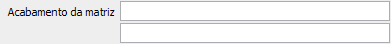 16. Acabamento da matriz