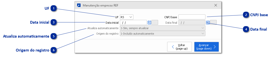 Manutenção empresas REF