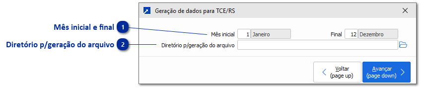 Geração de Arquivos para TCE/RS