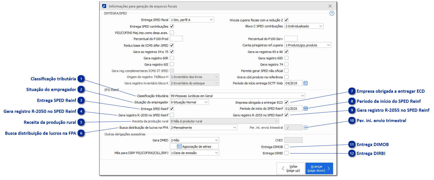 Geração de Arquivos Fiscais
