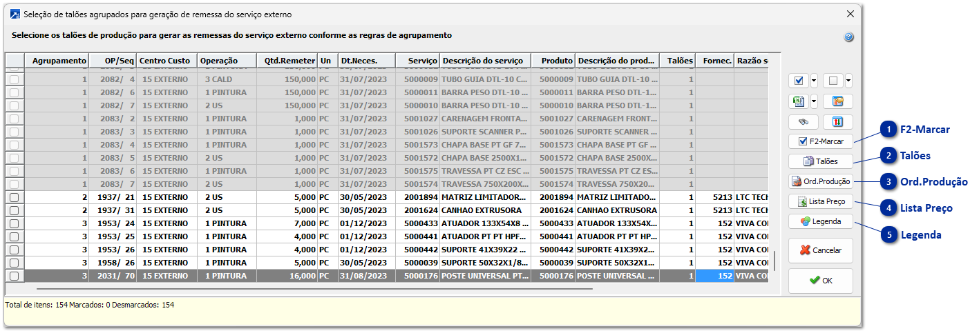Geração de Remessa Agrupada