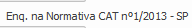 15. Enq. na Normativa CAT n°1/2013 - SP