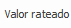 32. Valor rateado
