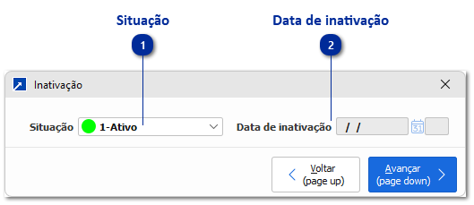Inativação de Tabelas