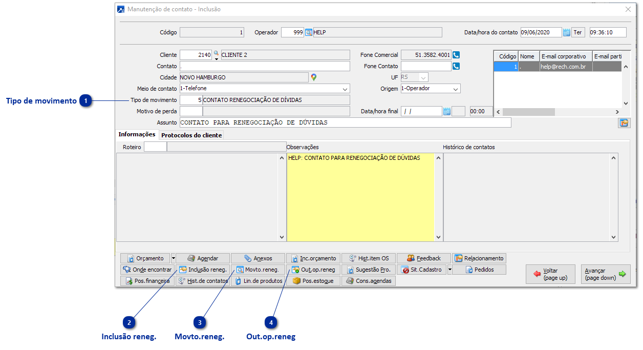 Inclusão da Renegociação de Dívidas via Telemarketing