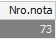 13. Nro.nota