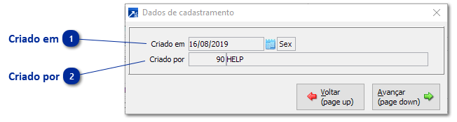 Informações Cadastrais