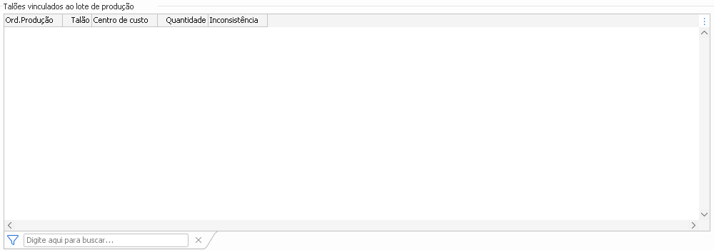 5. Talões vinculados ao lote de produção