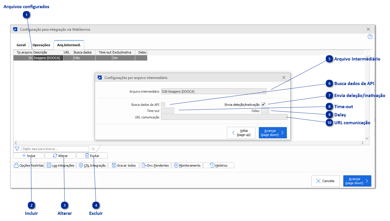 Configuração por Arquivo Intermediário