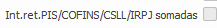1. Int. ret. PIS/COFINS/CSLL/IRPJ somados