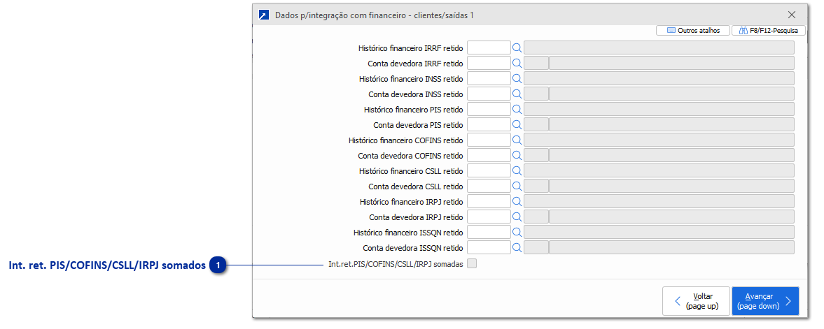 Integrações Gerais