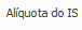 6. Alíquota do IS