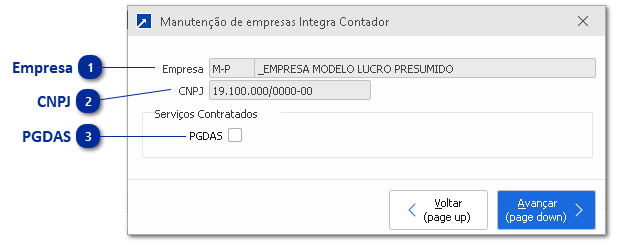Manutenção de empresas Integra contador