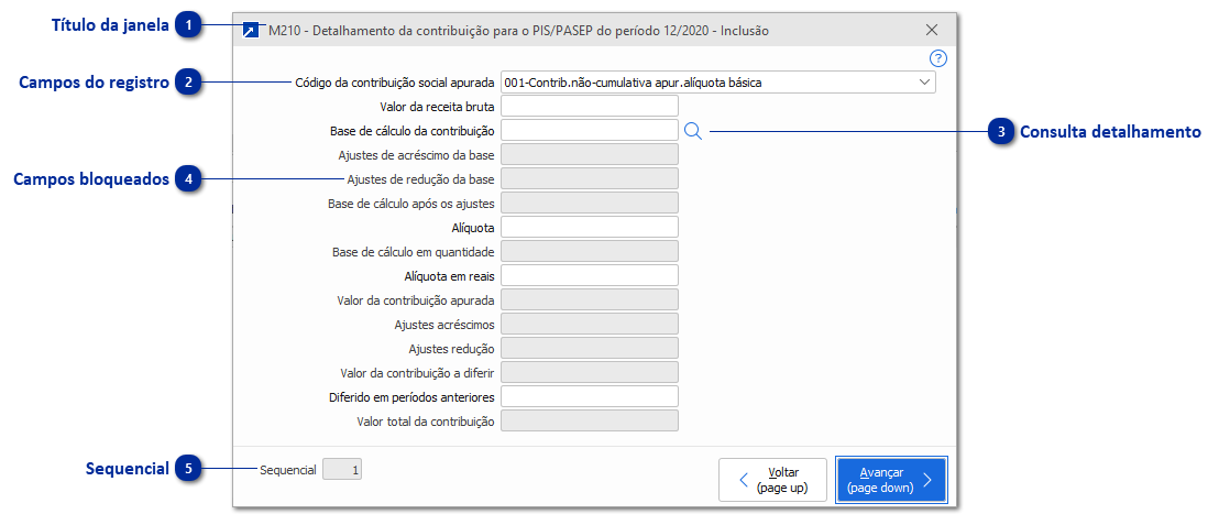 Manutenção dos Registros SPED