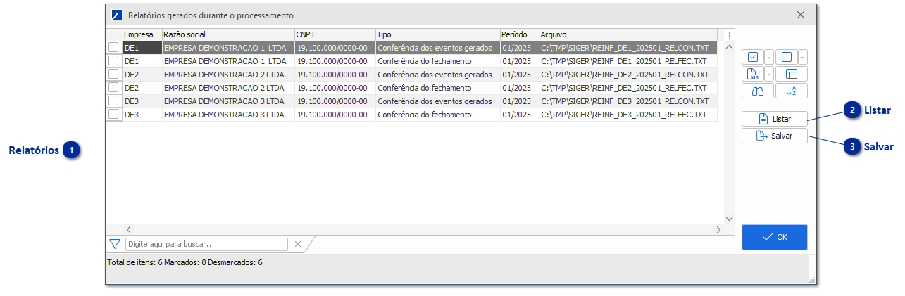 Consolidação de Relatórios do SPED Reinf