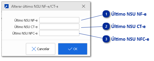 Alterar Último NSU