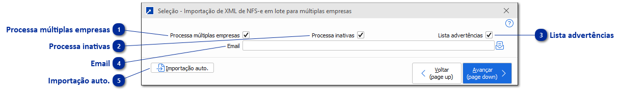 Importação de XML de NFS-e em Lote para Múltiplas Empresas