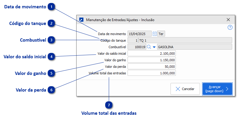 2 - Entradas/Ajustes